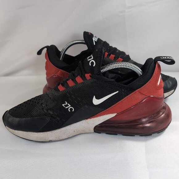 Nike Air Max 270 AH8050-022 Black Red Men's 8 Women's 10 Shoes Sneakers - Picture 7 of 16